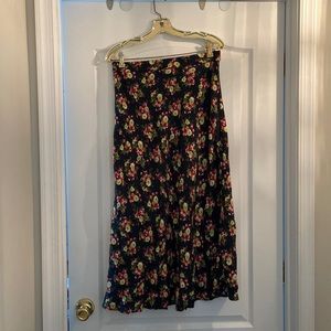 Floral Print Zara Midi Skirt